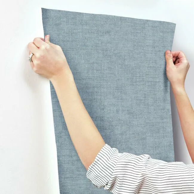 York Wallcoverings Gunny Sack Texture - Blue Wallpaper | Buy Online York Wallcoverings Gunny Sack Texture wallpaper, color Blue, SKU 5554