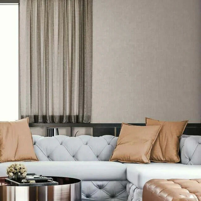 York Wallcoverings Gunny Sack Texture wallpaper, color Taupe, SKU 5553