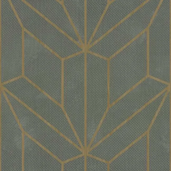 York Wallcoverings Hammered Diamond Inlay wallpaper, color Grey & Wood, SKU MM1710