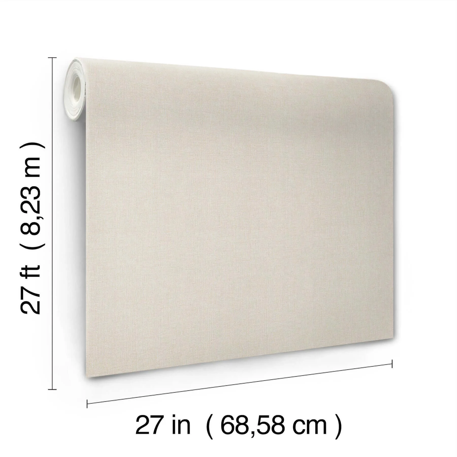 York Wallcoverings Hardy Linen wallpaper, color Powder Sand, SKU UD2554N