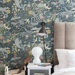 York Wallcoverings Havet - Dark Blue Wallpaper | Buy Online York Wallcoverings Havet wallpaper, color Dark Blue, SKU MB29018