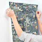 York Wallcoverings Havet - Dark Blue Wallpaper | Buy Online York Wallcoverings Havet wallpaper, color Dark Blue, SKU MB29018