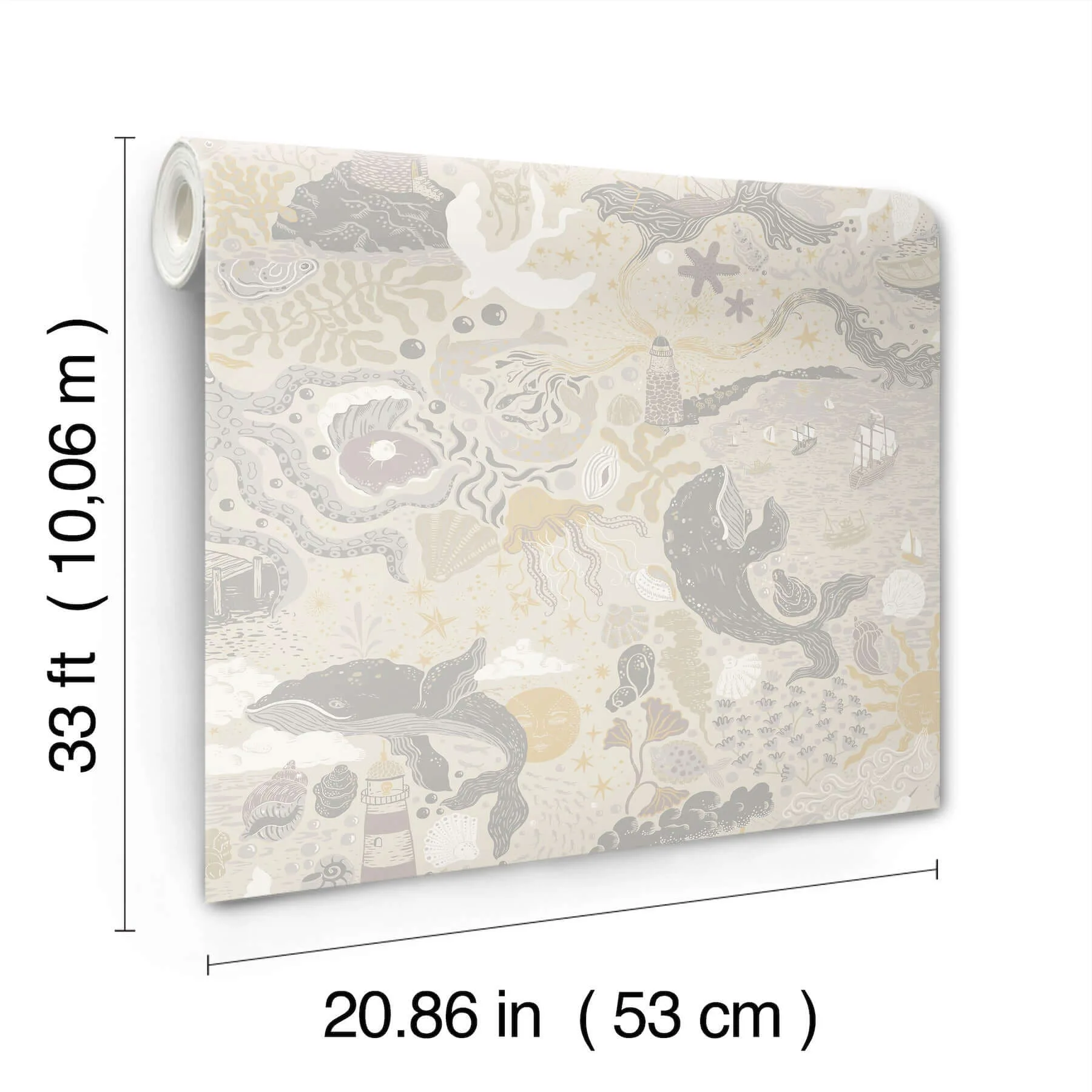 York Wallcoverings Havet - Grey Wallpaper | Buy Online York Wallcoverings Havet wallpaper, color Grey, SKU MB29016