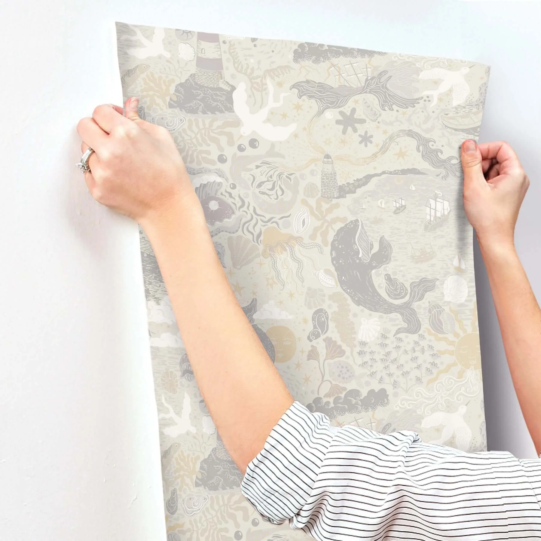 York Wallcoverings Havet - Grey Wallpaper | Buy Online York Wallcoverings Havet wallpaper, color Grey, SKU MB29016