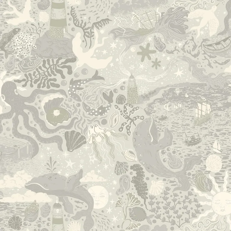 York Wallcoverings Havet wallpaper, color Light Blue, SKU MB29017