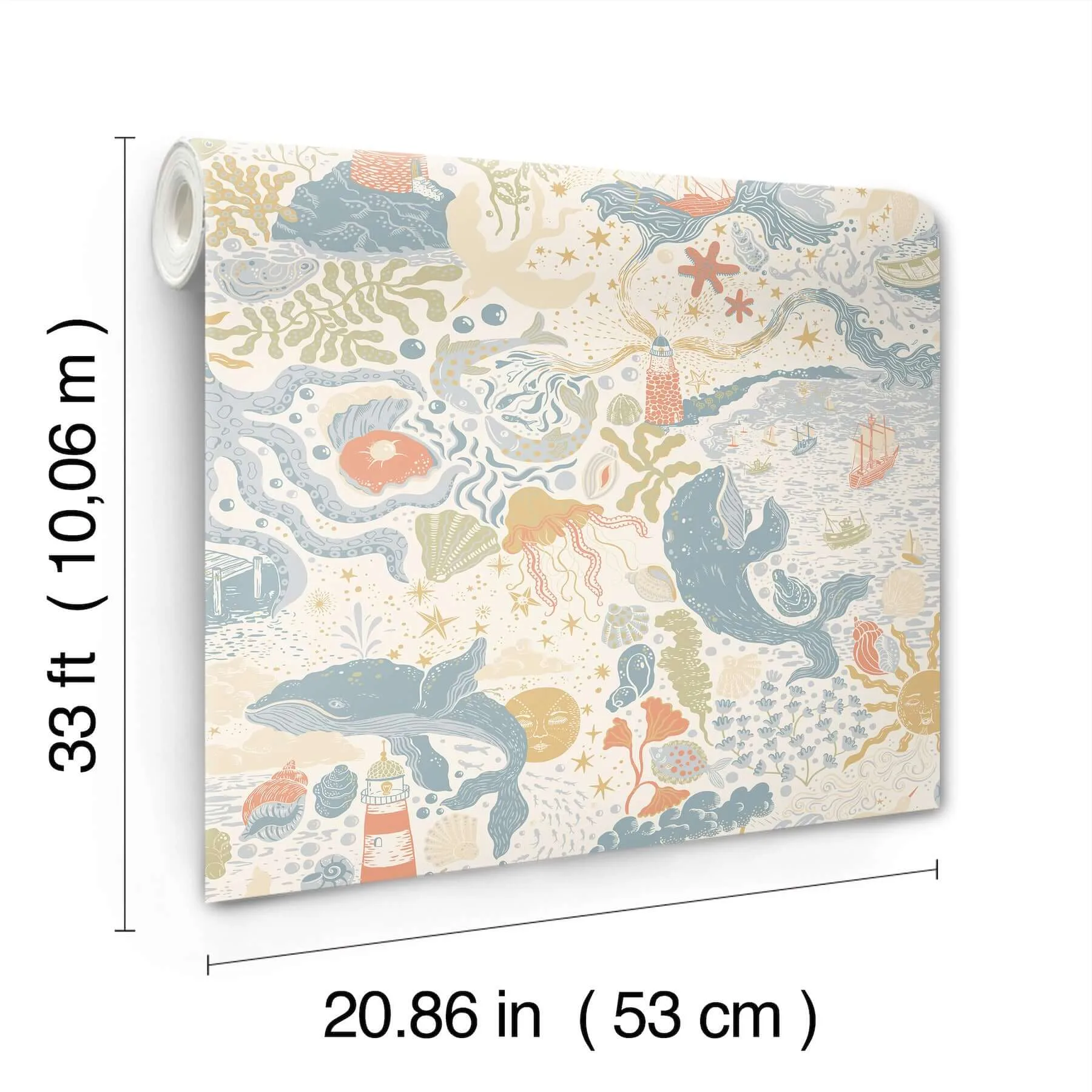 York Wallcoverings Havet - Multi Wallpaper | Buy Online York Wallcoverings Havet wallpaper, color Multi, SKU MB29015