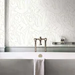 York Wallcoverings Head over Heels - Gold Metallic Wallpaper | Buy Online York Wallcoverings Head over Heels wallpaper, color Gold Metallic, SKU PSW1257RL