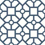 York Wallcoverings Hedgerow Trellis - Navy Wallpaper | Buy Online York Wallcoverings Hedgerow Trellis wallpaper, color Navy, SKU PSW1027RL