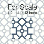 York Wallcoverings Hedgerow Trellis - Navy Wallpaper | Buy Online York Wallcoverings Hedgerow Trellis wallpaper, color Navy, SKU PSW1027RL