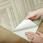 York Wallcoverings Hermosa Herringbone wallpaper, color Brown, SKU PSW1286RL