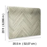 York Wallcoverings Hermosa Herringbone wallpaper, color Brown, SKU PSW1286RL