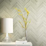 York Wallcoverings Hermosa Herringbone wallpaper, color Brown, SKU PSW1286RL