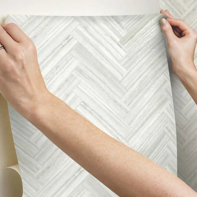 York Wallcoverings Hermosa Herringbone - Beige Wallpaper | Buy Online York Wallcoverings Hermosa Herringbone wallpaper, color Beige, SKU PSW1287RL