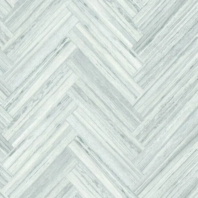York Wallcoverings Hermosa Herringbone wallpaper, color Blue, SKU PSW1289RL