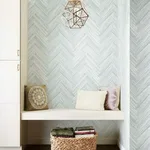 York Wallcoverings Hermosa Herringbone - Blue Wallpaper | Buy Online York Wallcoverings Hermosa Herringbone wallpaper, color Blue, SKU PSW1289RL