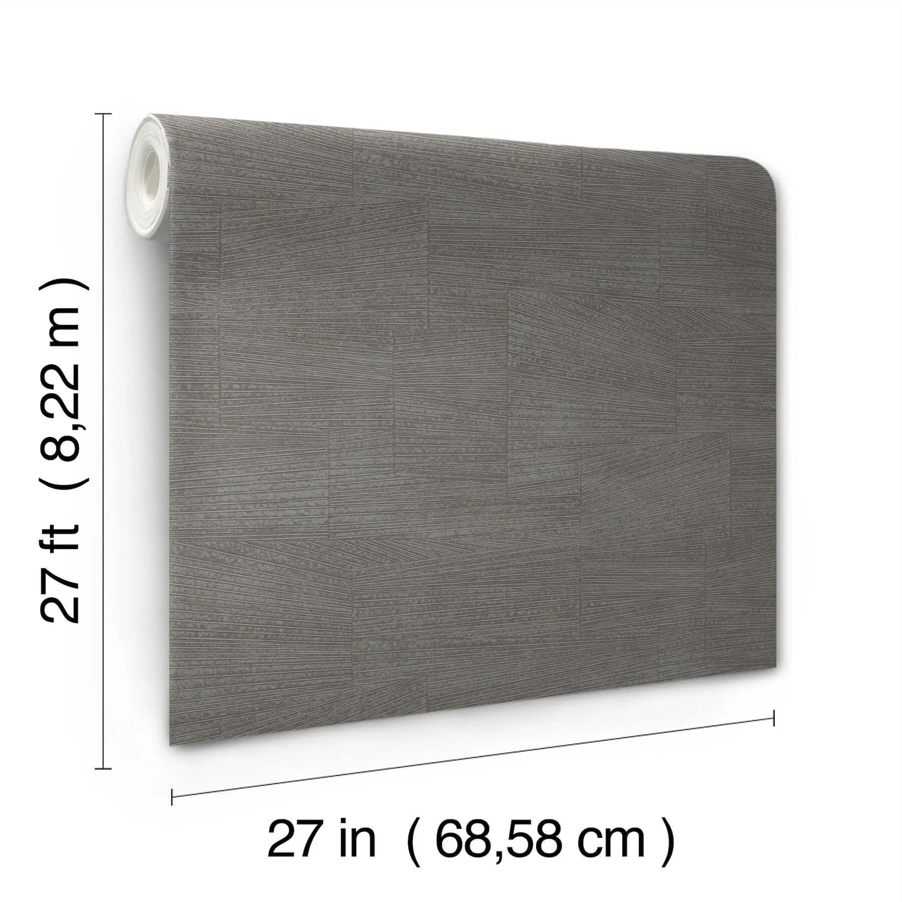 York Wallcoverings Higher Ground Geo wallpaper, color Onyx, SKU FM1032
