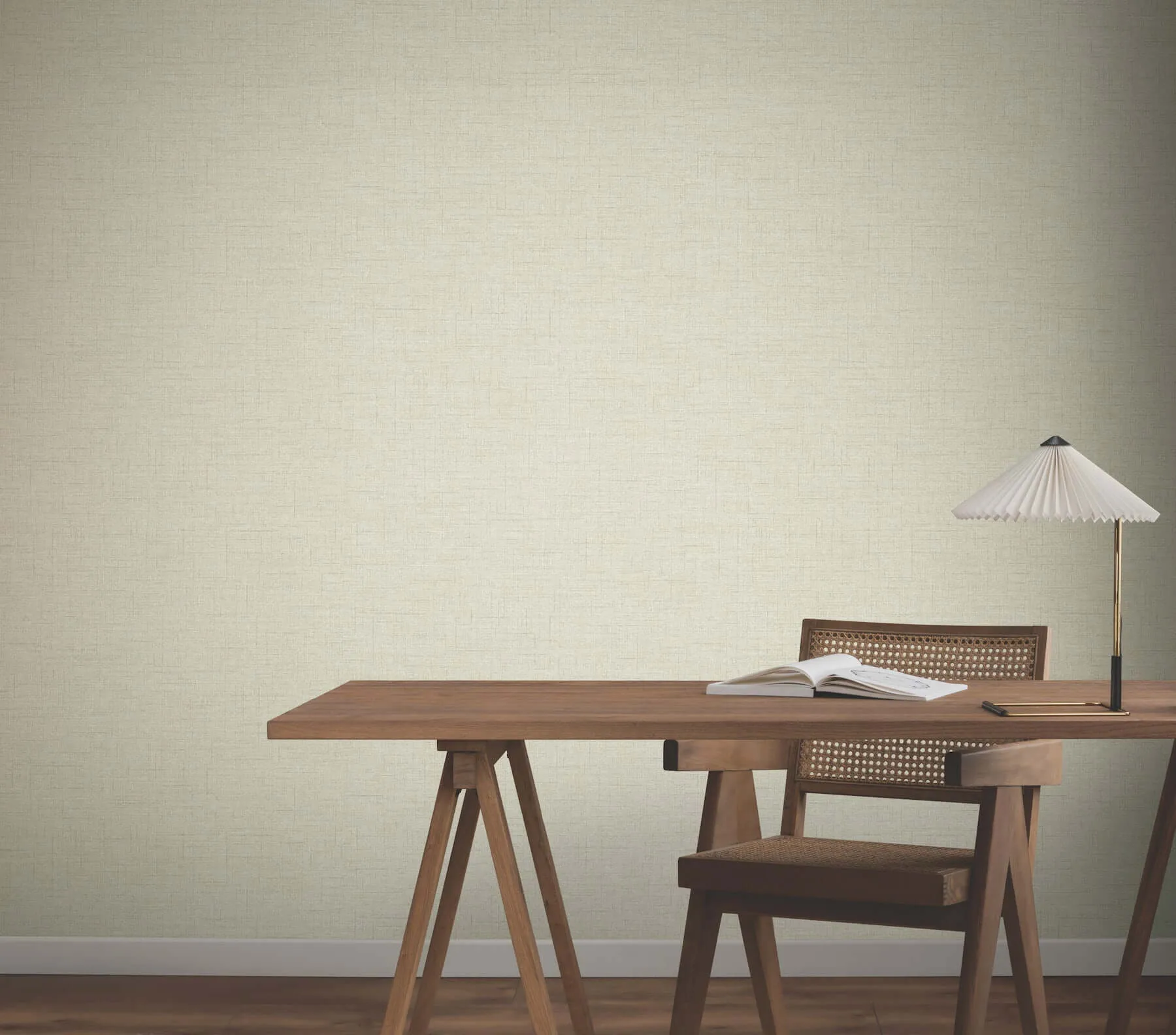 York Wallcoverings Hillswick Tweed wallpaper, color Beige, SKU GN2675