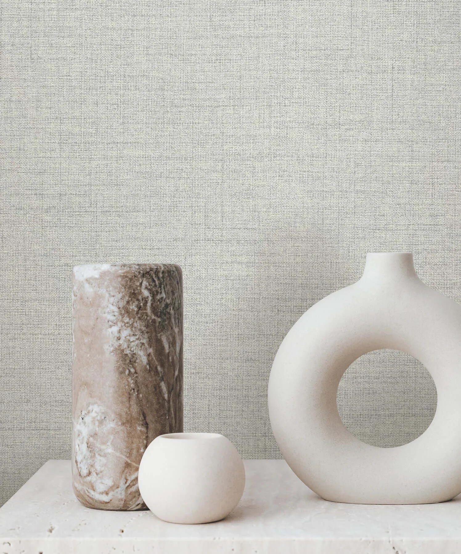 York Wallcoverings Hillswick Tweed wallpaper, color Pewter, SKU GN2672