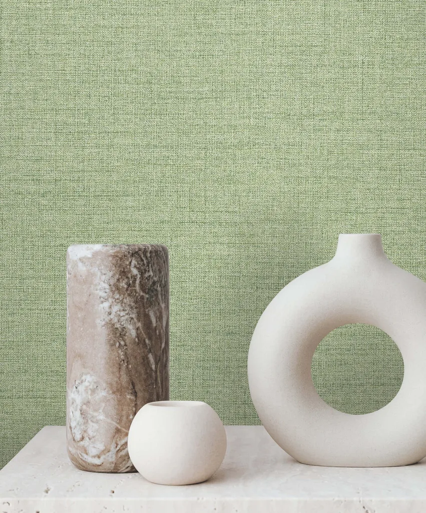 York Wallcoverings Hillswick Tweed wallpaper, color Shamrock, SKU GN2674