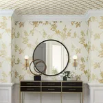 York Wallcoverings Imperial Blossoms Branch wallpaper, color Gold Metallic, SKU SS2590