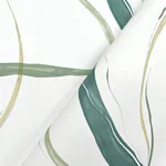 York Wallcoverings Ink Flow wallpaper, color Green, SKU FM1095