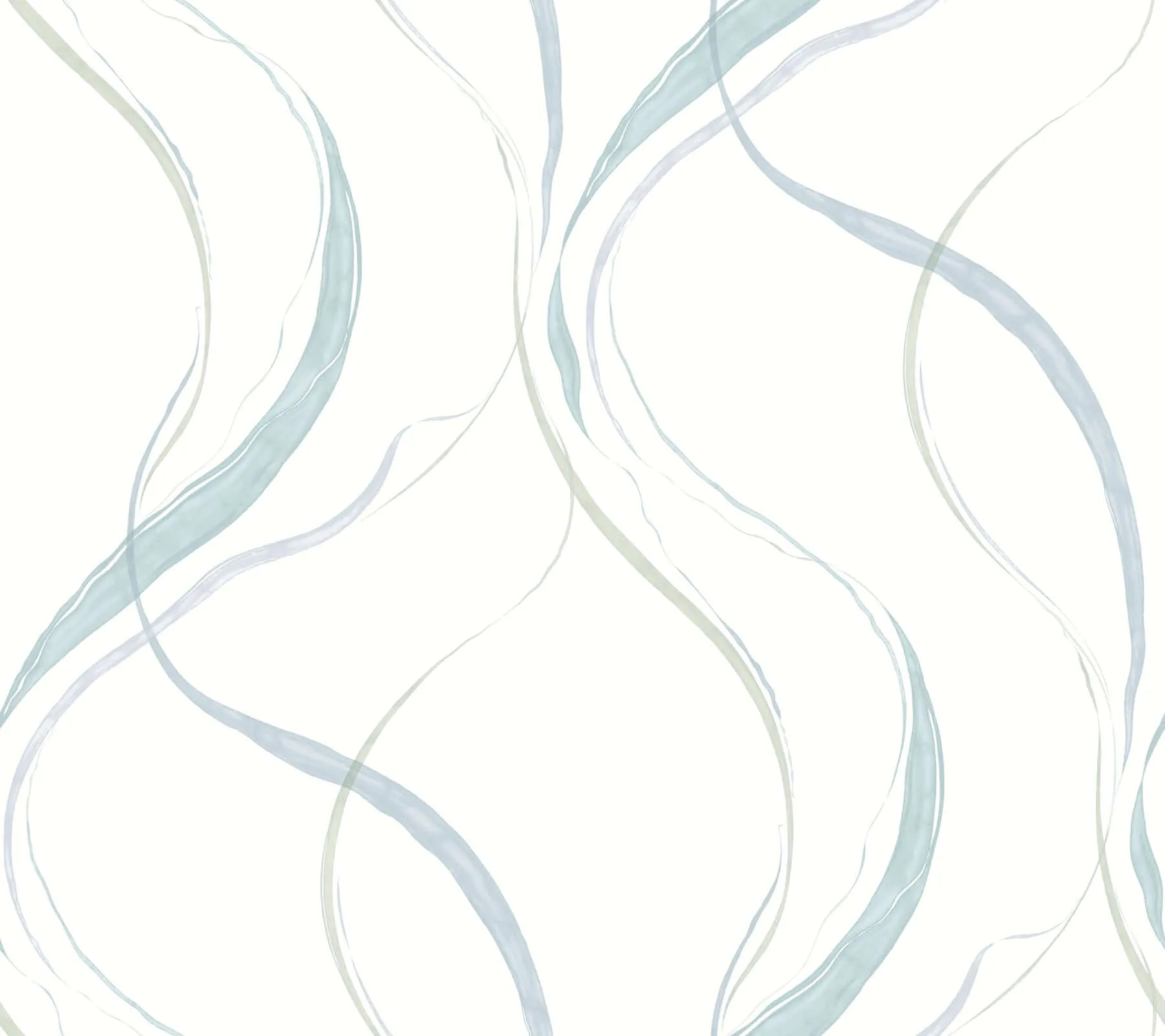 York Wallcoverings Ink Flow wallpaper, color Seaglass, SKU FM1094