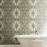York Wallcoverings Inner Beauty - Off White Wallpaper | Buy Online York Wallcoverings Inner Beauty wallpaper, color Off White, SKU DN3717