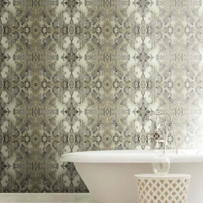 York Wallcoverings Inner Beauty - Off White Wallpaper | Buy Online York Wallcoverings Inner Beauty wallpaper, color Off White, SKU DN3717