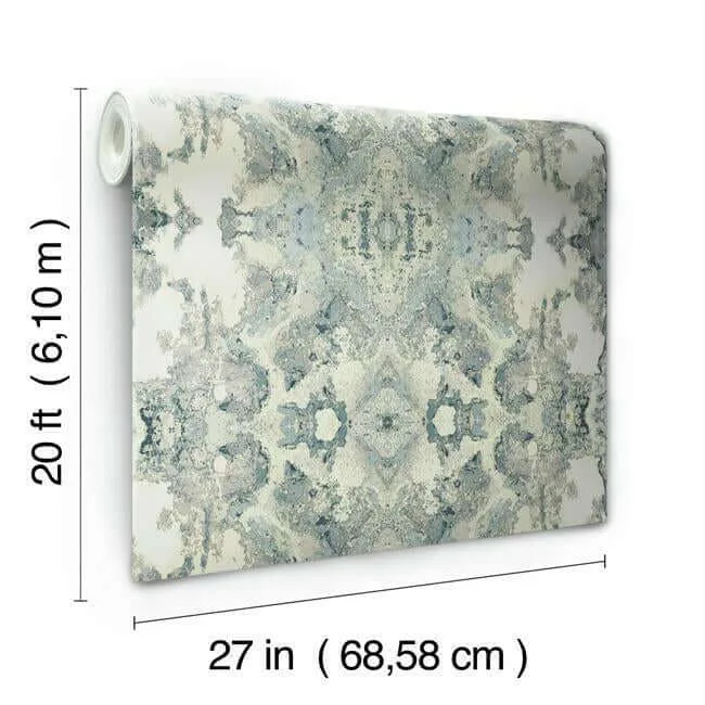 York Wallcoverings Inner Beauty - Mist Wallpaper | Buy Online York Wallcoverings Inner Beauty wallpaper, color Mist, SKU PSW1090RL