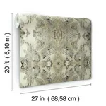 York Wallcoverings Inner Beauty - Ivory Wallpaper | Buy Online York Wallcoverings Inner Beauty wallpaper, color Ivory, SKU PSW1107RL