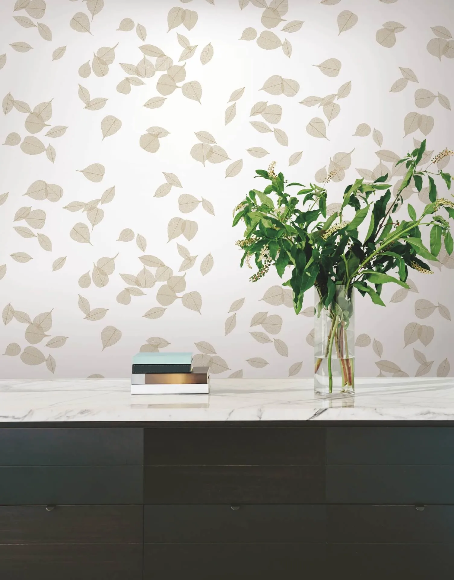 York Wallcoverings Inner Peace wallpaper, color Champagne, SKU PSW1563RL