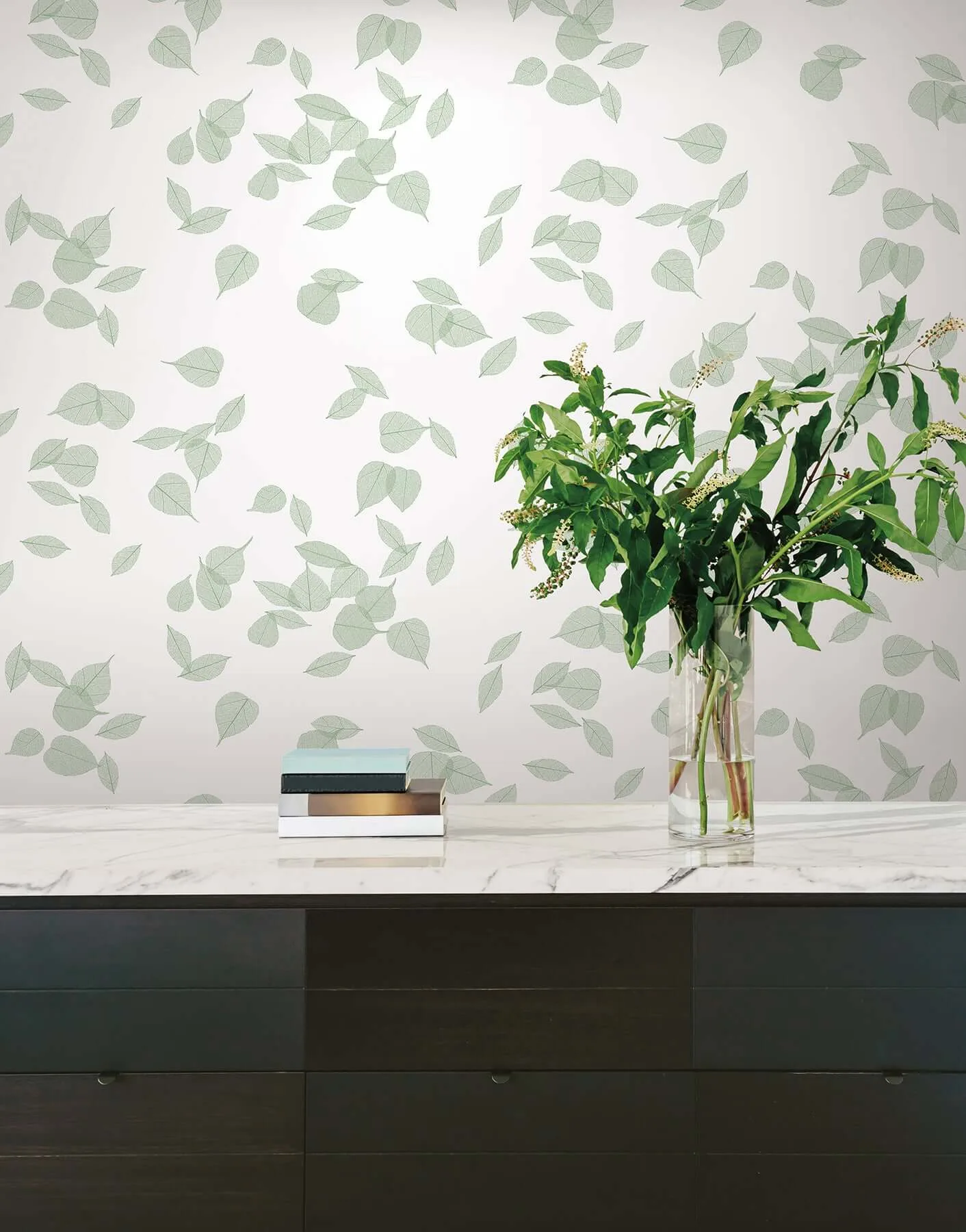York Wallcoverings Inner Peace wallpaper, color Sage, SKU PSW1564RL