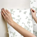 York Wallcoverings Inner Peace wallpaper, color Sage, SKU PSW1564RL