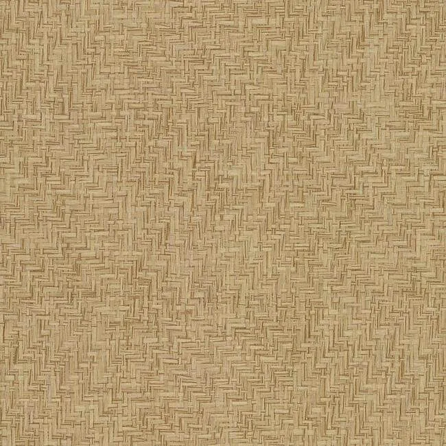 York Wallcoverings Interlocking Weave Sisal Grasscloth wallpaper, color Brown, SKU VG4420
