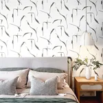 York Wallcoverings Ivory Coast wallpaper, color Black & Gold, SKU PSW1652RL