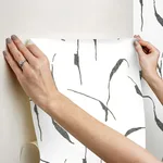 York Wallcoverings Ivory Coast wallpaper, color Black & Gold, SKU PSW1652RL