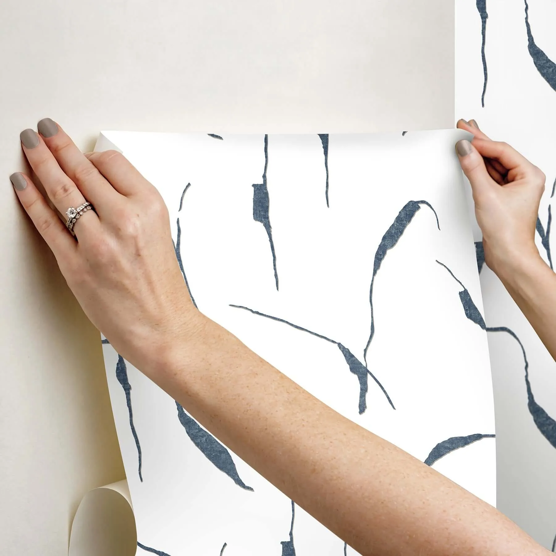 York Wallcoverings Ivory Coast - Navy & Glint Wallpaper | Buy Online York Wallcoverings Ivory Coast wallpaper, color Navy & Glint, SKU PSW1653RL