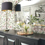 York Wallcoverings Jasmine - Coral Wallpaper | Buy Online York Wallcoverings Jasmine wallpaper, color Coral, SKU GO8252