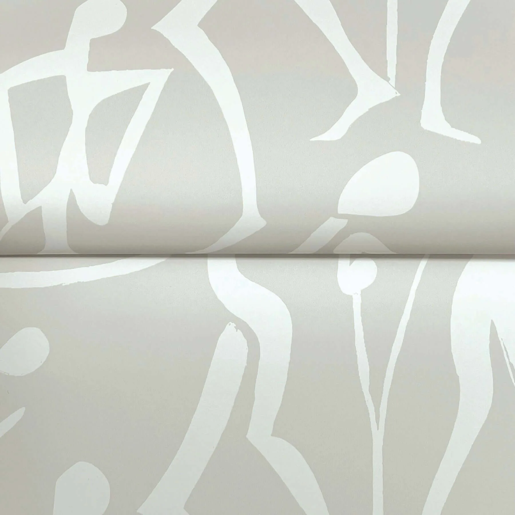 York Wallcoverings Joyful Dancers - Lichen Grey Wallpaper | Buy Online York Wallcoverings Joyful Dancers wallpaper, color Lichen Grey, SKU ZM2835