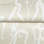 York Wallcoverings Joyful Dancers wallpaper, color Nude, SKU ZM2834