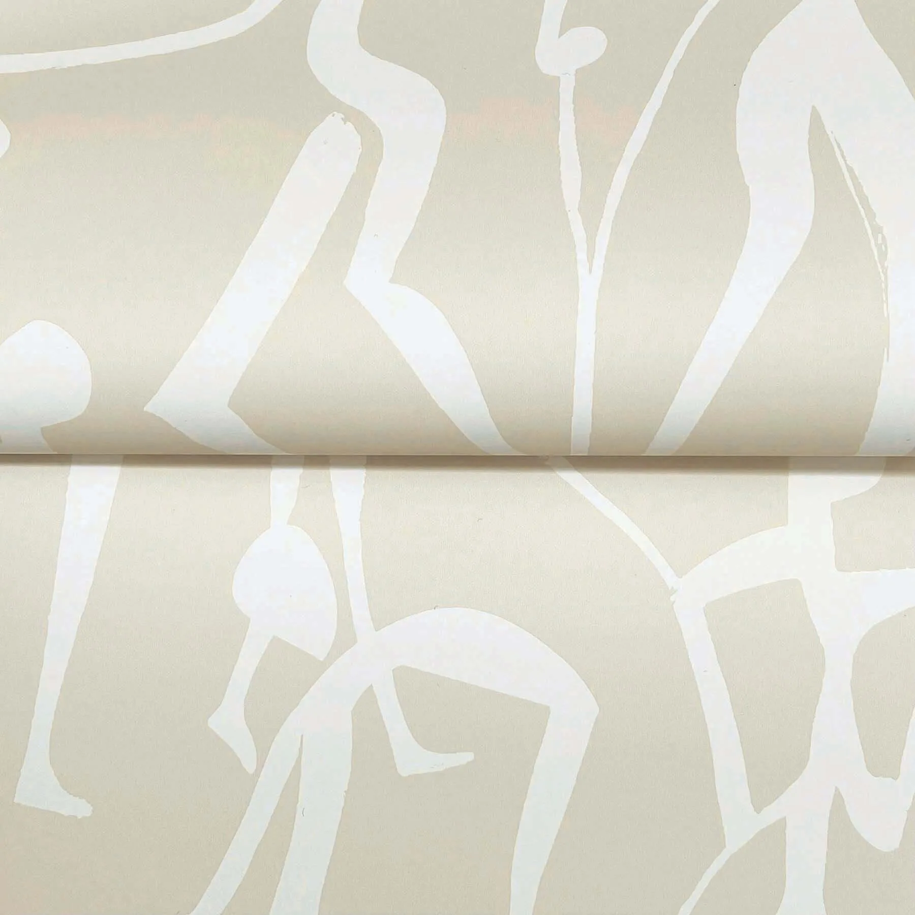 York Wallcoverings Joyful Dancers wallpaper, color Nude, SKU ZM2834