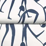 York Wallcoverings Joyful Dancers - Ultramarine Wallpaper | Buy Online York Wallcoverings Joyful Dancers wallpaper, color Ultramarine, SKU ZM2832