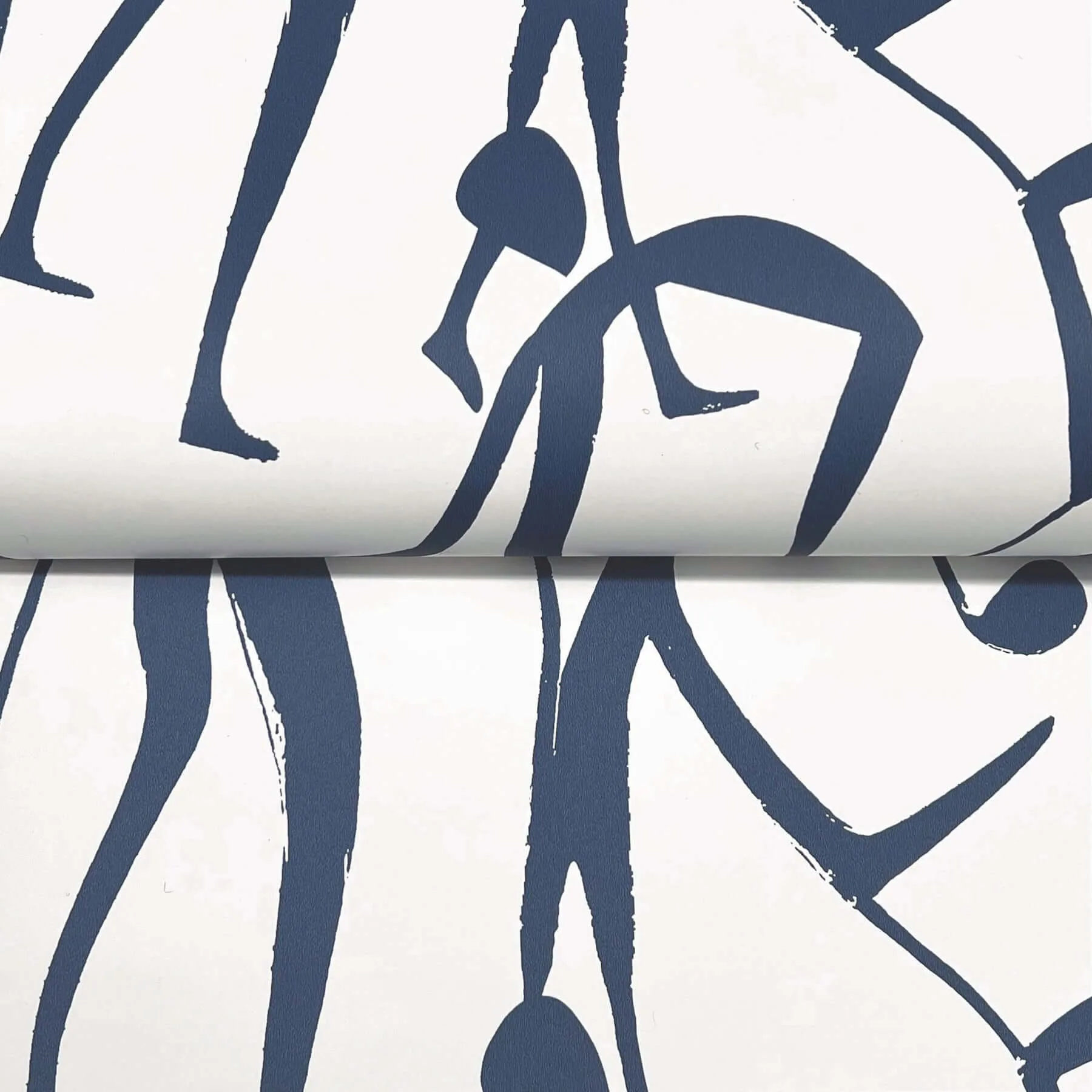 York Wallcoverings Joyful Dancers - Ultramarine Wallpaper | Buy Online York Wallcoverings Joyful Dancers wallpaper, color Ultramarine, SKU ZM2832