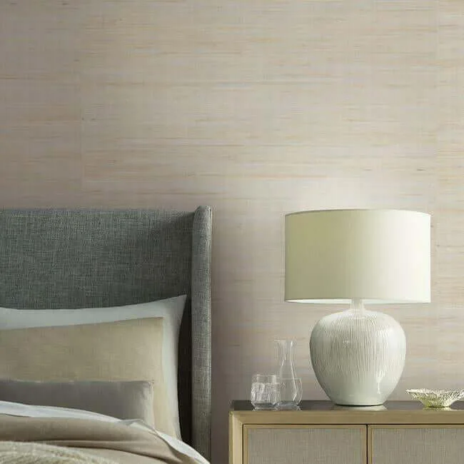 York Wallcoverings Jute - Silver & Beige Metallic Wallpaper | Buy Online York Wallcoverings Jute wallpaper, color Silver & Beige Metallic, SKU OS4321