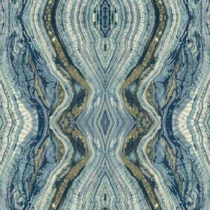 York Wallcoverings Kaleidoscope wallpaper, color Blue, SKU PSW1108RL