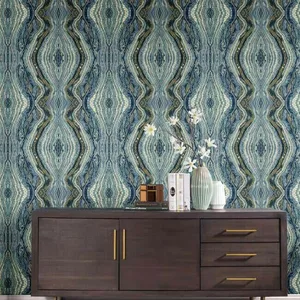 York Wallcoverings Kaleidoscope wallpaper, color Blue, SKU PSW1108RL