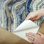 York Wallcoverings Kaleidoscope wallpaper, color Blue, SKU PSW1108RL