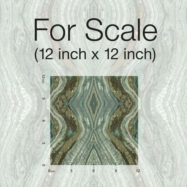 York Wallcoverings Kaleidoscope wallpaper, color Teal, SKU PSW1112RL