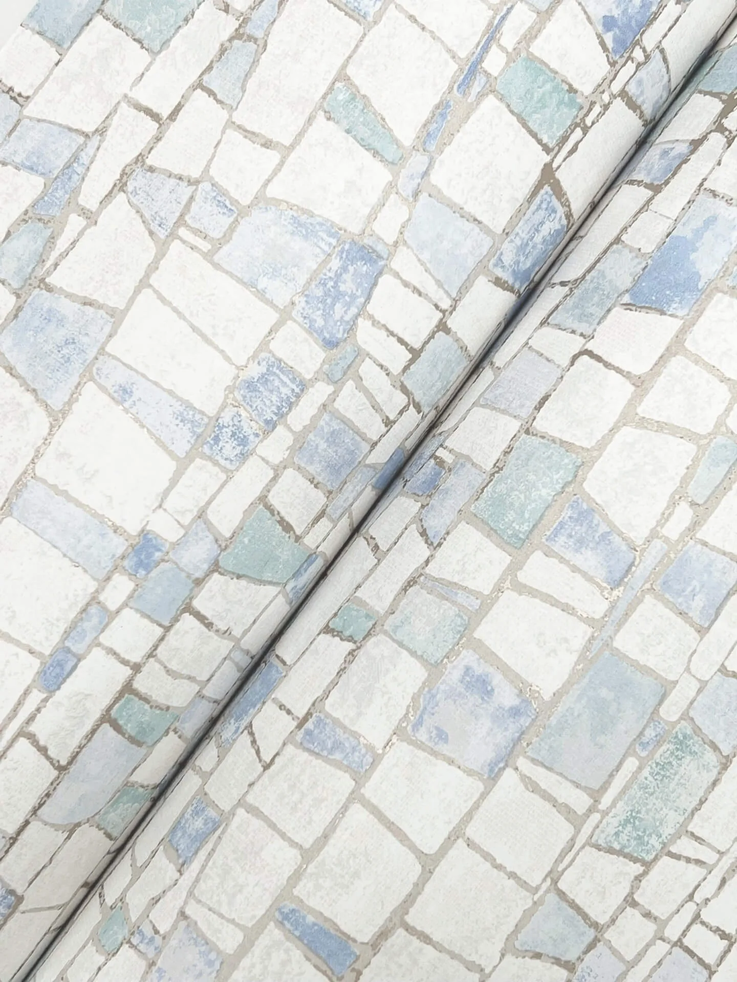 York Wallcoverings Kaleidoscopic - Blue Wallpaper | Buy Online York Wallcoverings Kaleidoscopic wallpaper, color Blue, SKU FM1081