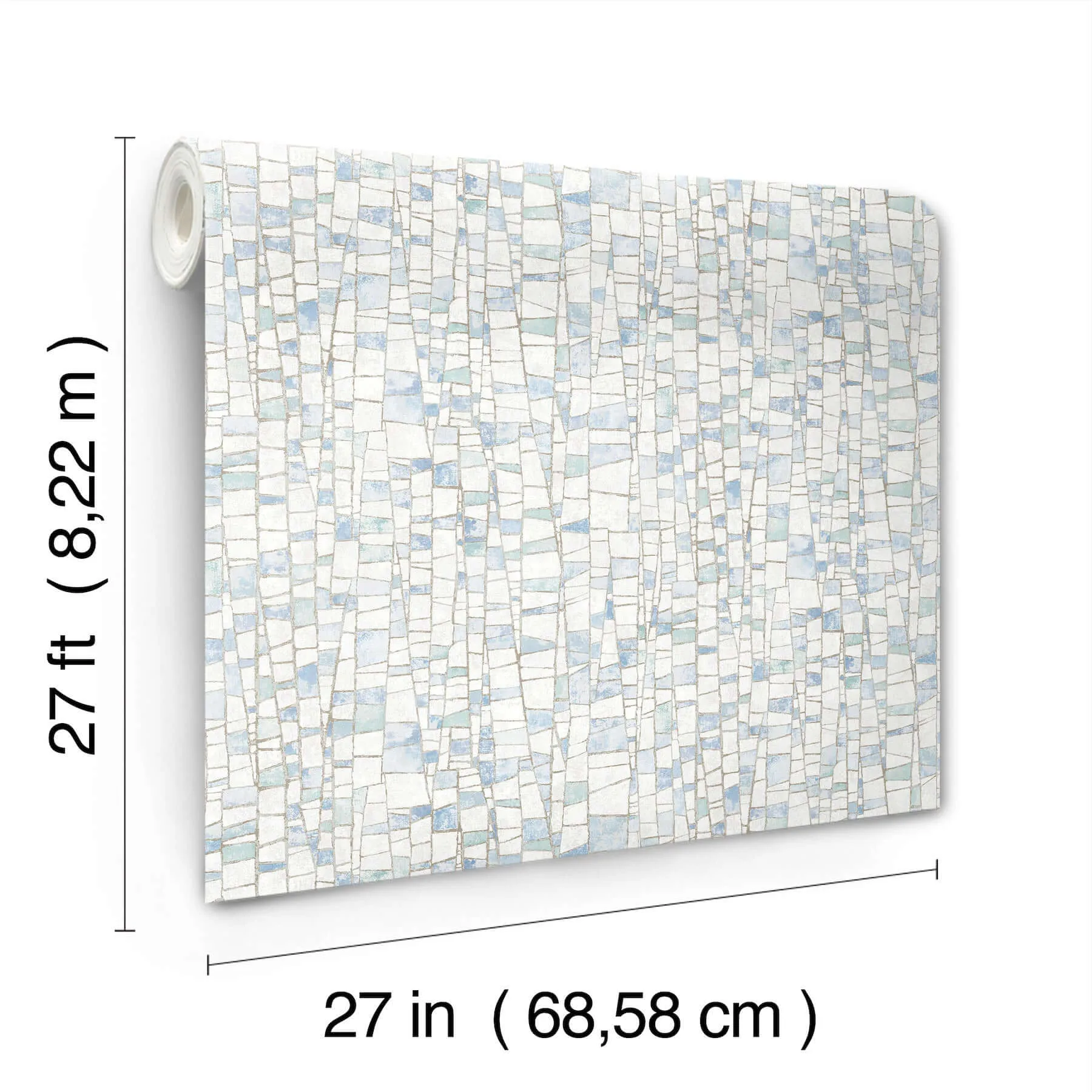 York Wallcoverings Kaleidoscopic - Blue Wallpaper | Buy Online York Wallcoverings Kaleidoscopic wallpaper, color Blue, SKU FM1081